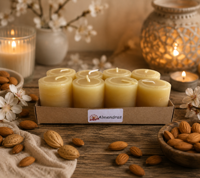 Velas aroma Almendras Dulces